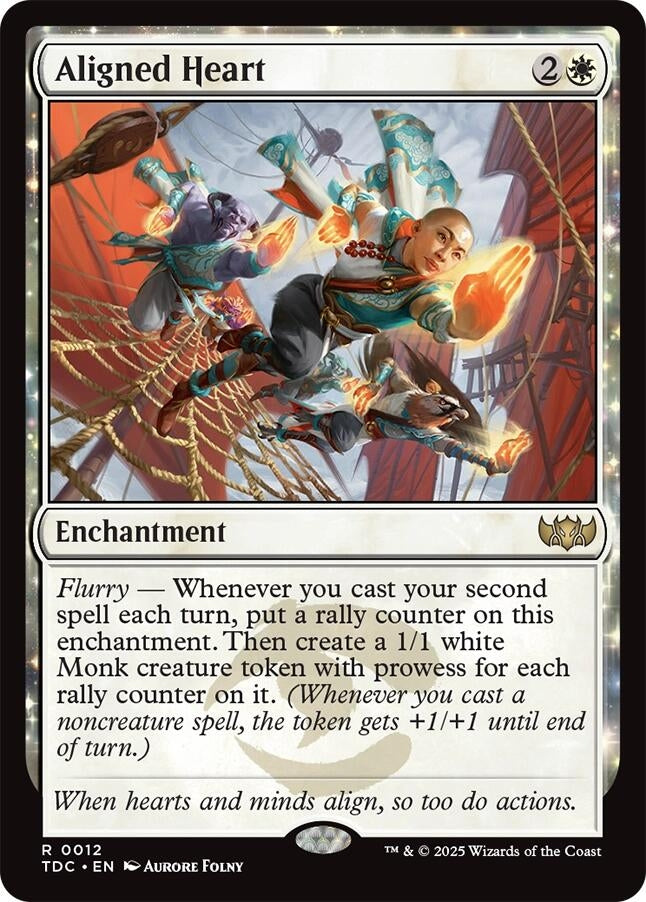 Image for Aligned Heart (12) (Commander: Tarkir: Dragonstorm) - Magic: The Gathering