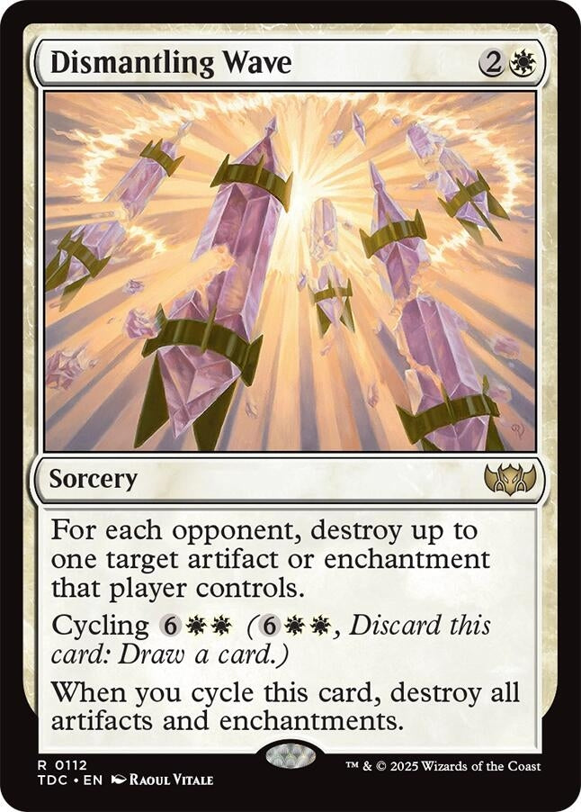 Image for Dismantling Wave (112) (Commander: Tarkir: Dragonstorm) - Magic: The Gathering