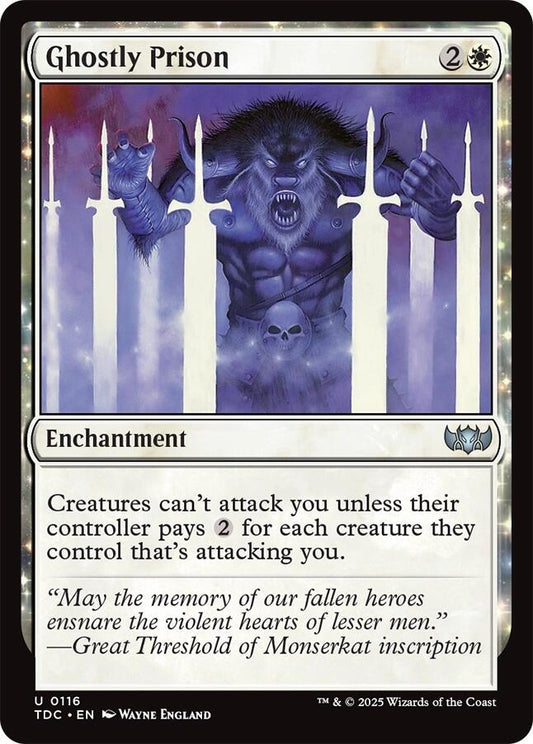 Image for Ghostly Prison (116) (Commander: Tarkir: Dragonstorm) - Magic: The Gathering