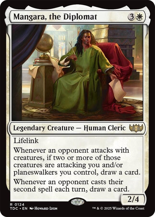 Image for Mangara, the Diplomat (124) (Commander: Tarkir: Dragonstorm) - Magic: The Gathering