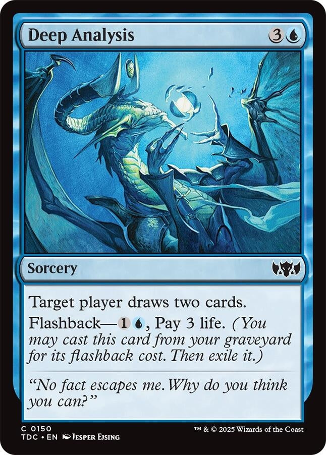 Image for Deep Analysis (150) (Commander: Tarkir: Dragonstorm) - Magic: The Gathering