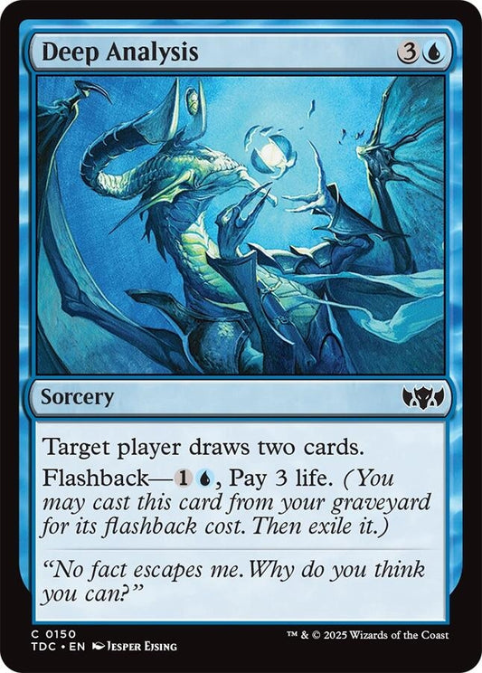 Image for Deep Analysis (150) (Commander: Tarkir: Dragonstorm) - Magic: The Gathering
