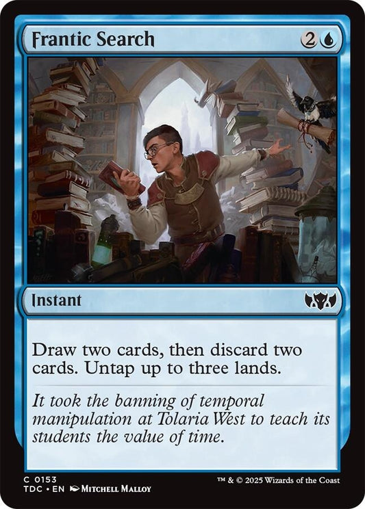 Image for Frantic Search (153) (Commander: Tarkir: Dragonstorm) - Magic: The Gathering