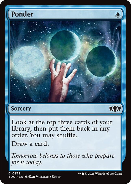 Image for Ponder (159) (Commander: Tarkir: Dragonstorm) - Magic: The Gathering