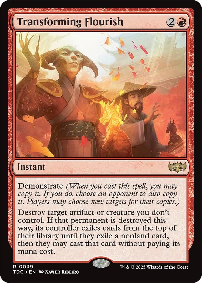 Image for Transforming Flourish (39) (Commander: Tarkir: Dragonstorm) - Magic: The Gathering