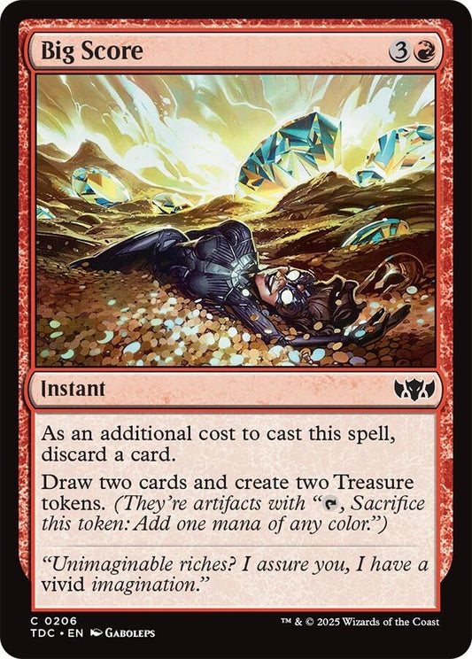 Image for Big Score (206) (Commander: Tarkir: Dragonstorm) - Magic: The Gathering