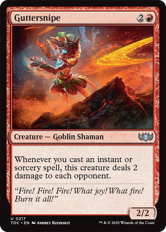 Image for Guttersnipe (217) (Commander: Tarkir: Dragonstorm) - Magic: The Gathering