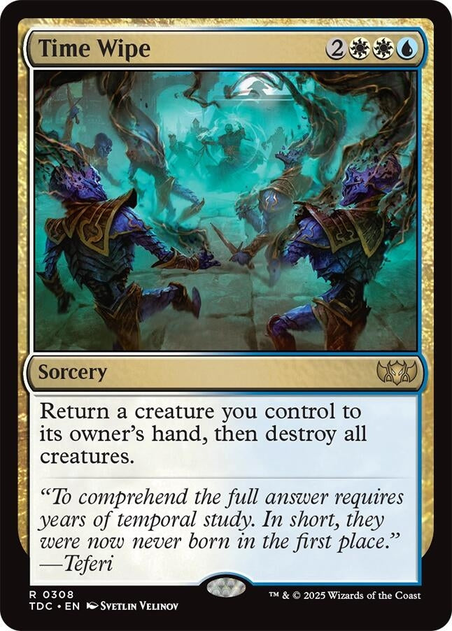Image for Time Wipe (308) (Commander: Tarkir: Dragonstorm) - Magic: The Gathering