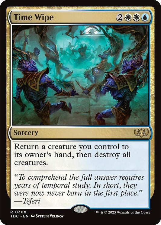 Image for Time Wipe (308) (Commander: Tarkir: Dragonstorm) - Magic: The Gathering