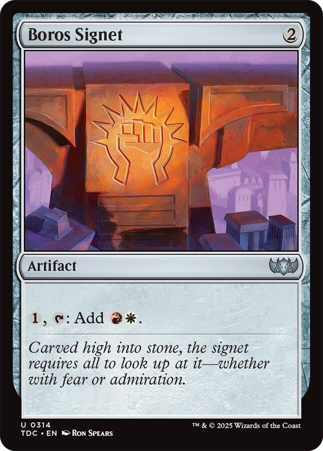 Image for Boros Signet (314) (Commander: Tarkir: Dragonstorm) - Magic: The Gathering