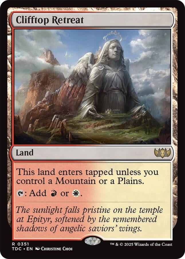 Image for Clifftop Retreat (351) (Commander: Tarkir: Dragonstorm) - Magic: The Gathering
