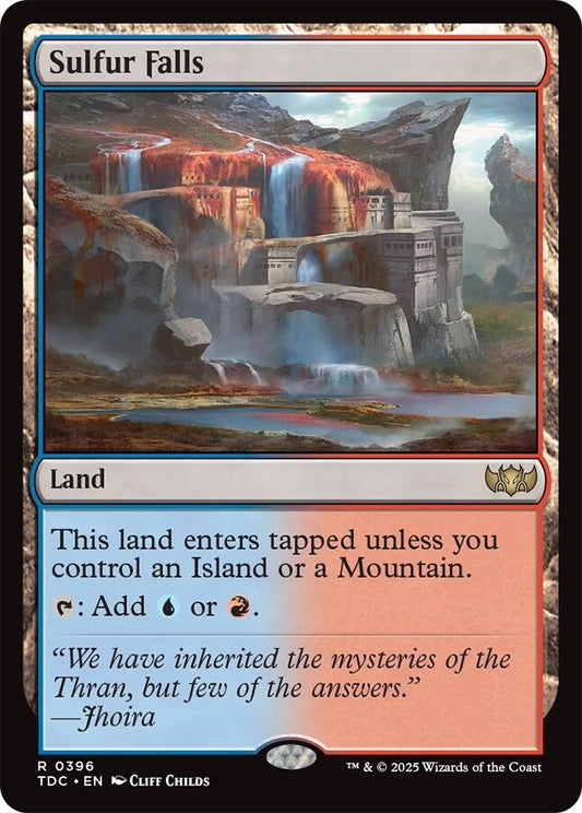 Image for Sulfur Falls (396) (Commander: Tarkir: Dragonstorm) - Magic: The Gathering