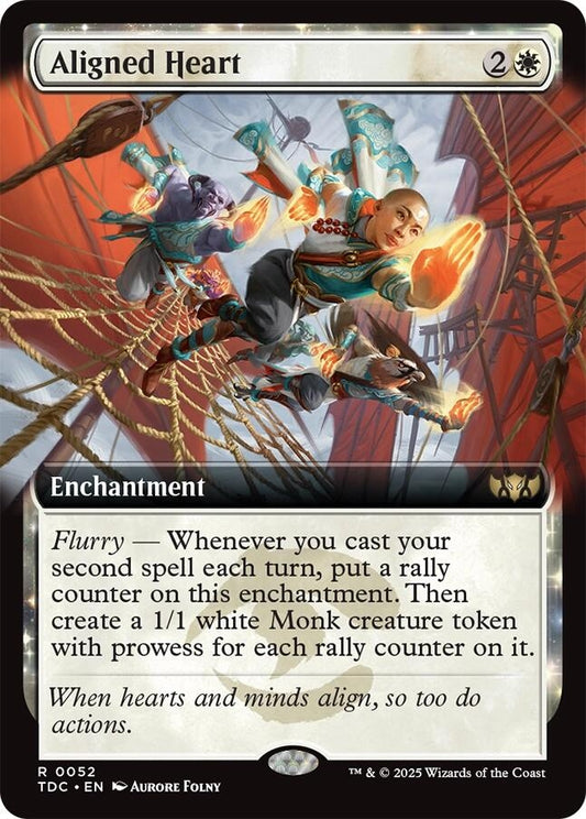 Image for Aligned Heart (Extended Art) (52) (Commander: Tarkir: Dragonstorm) - Magic: The Gathering