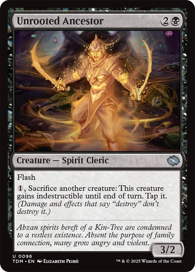 Image for Unrooted Ancestor (96) (Tarkir: Dragonstorm) - Magic: The Gathering