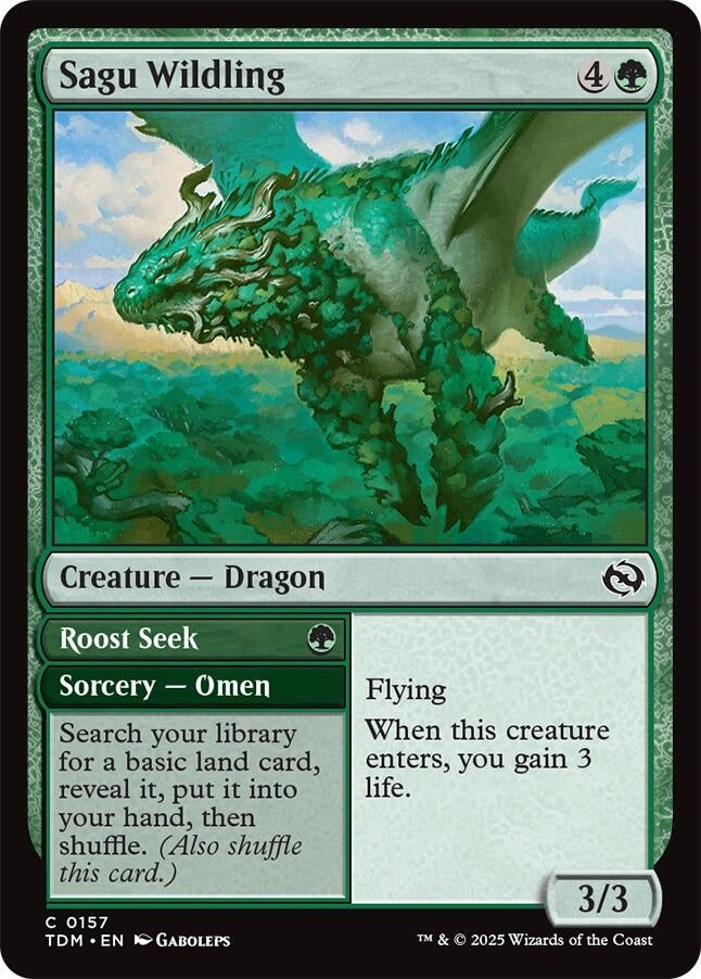 Image for Sagu Wildling (157) (Tarkir: Dragonstorm) - Magic: The Gathering