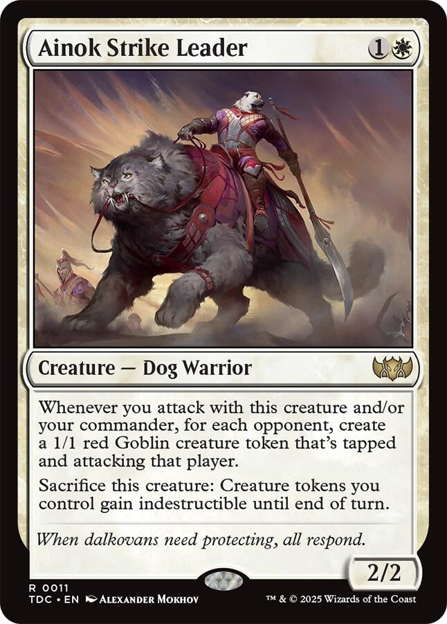 Image for Ainok Strike Leader (11) (Commander: Tarkir: Dragonstorm) - Magic: The Gathering