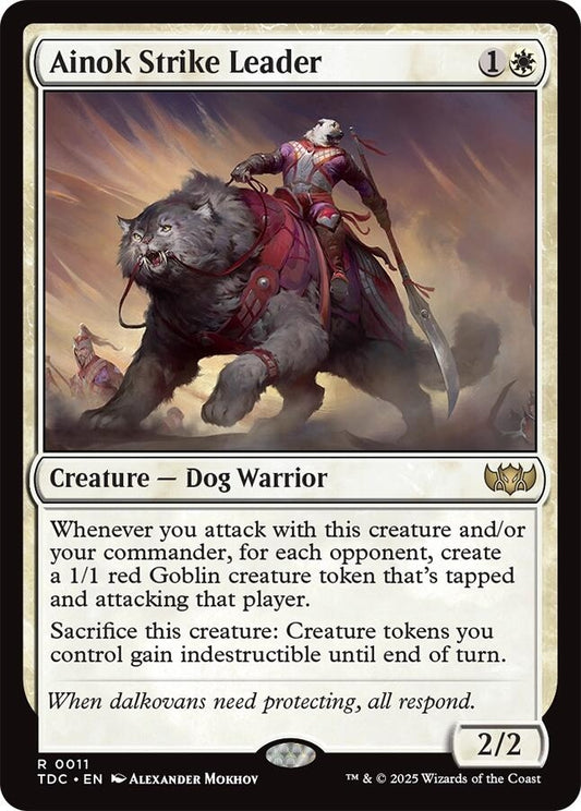 Image for Ainok Strike Leader (11) (Commander: Tarkir: Dragonstorm) - Magic: The Gathering