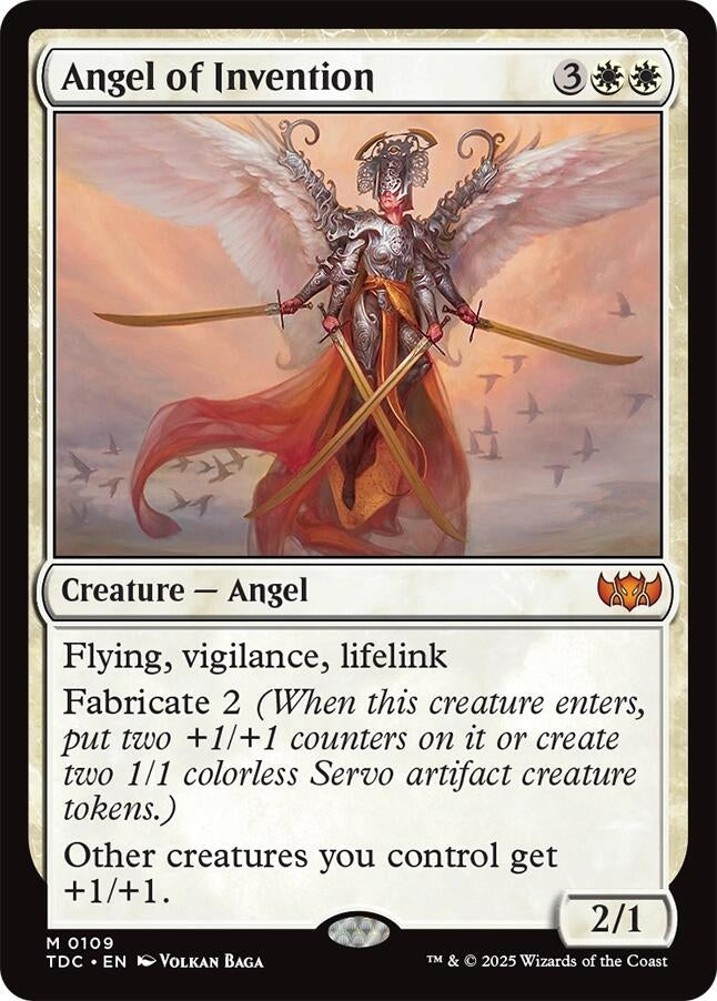 Image for Angel of Invention (109) (Commander: Tarkir: Dragonstorm) - Magic: The Gathering