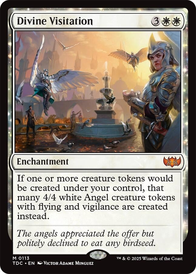 Image for Divine Visitation (113) (Commander: Tarkir: Dragonstorm) - Magic: The Gathering