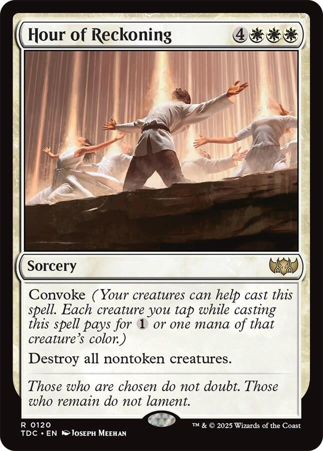 Image for Hour of Reckoning (120) (Commander: Tarkir: Dragonstorm) - Magic: The Gathering