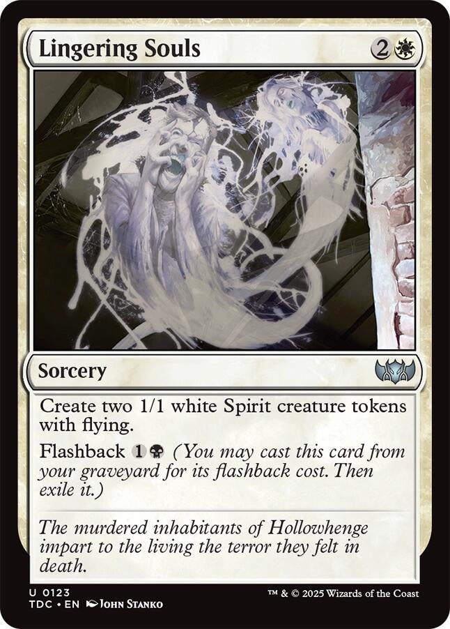 Image for Lingering Souls (123) (Commander: Tarkir: Dragonstorm) - Magic: The Gathering