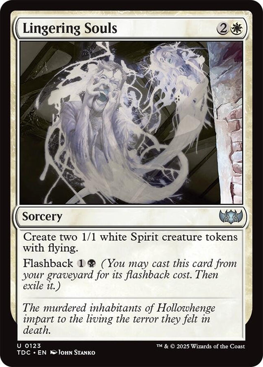 Image for Lingering Souls (123) (Commander: Tarkir: Dragonstorm) - Magic: The Gathering