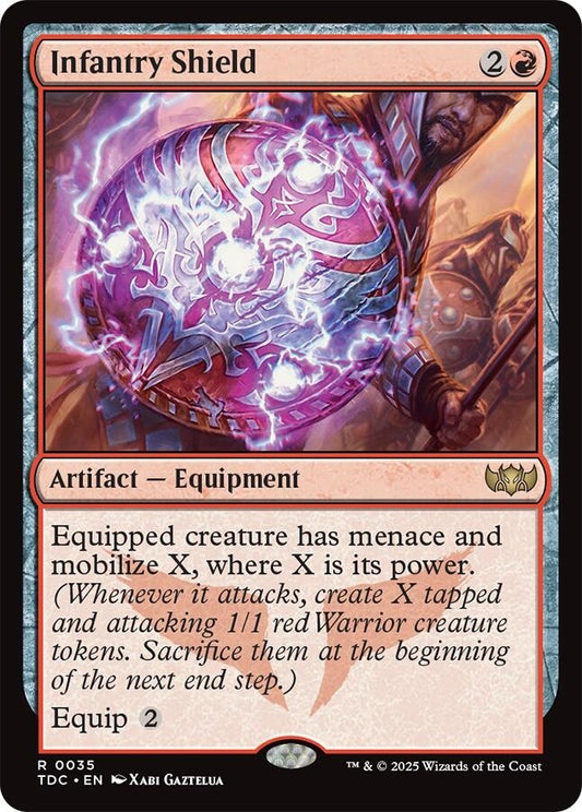 Image for Infantry Shield (35) (Commander: Tarkir: Dragonstorm) - Magic: The Gathering