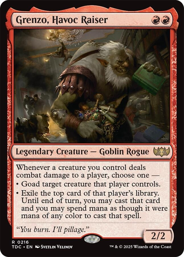 Image for Grenzo, Havoc Raiser (216) (Commander: Tarkir: Dragonstorm) - Magic: The Gathering