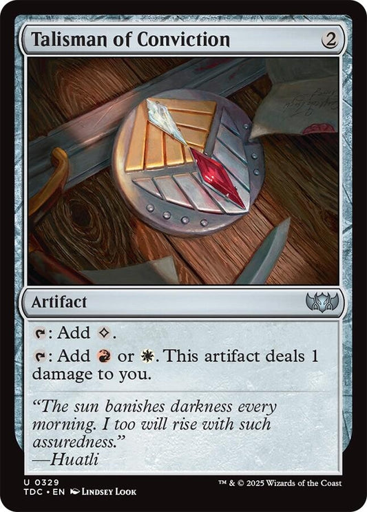 Image for Talisman of Conviction (329) (Commander: Tarkir: Dragonstorm) - Magic: The Gathering