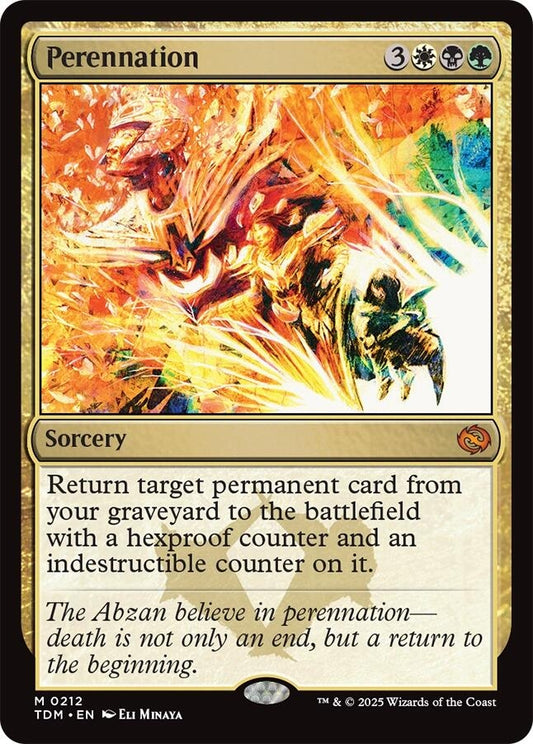 Image for Perennation (212) (Tarkir: Dragonstorm) - Magic: The Gathering