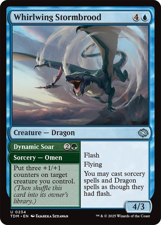 Image for Whirlwing Stormbrood (234) (Tarkir: Dragonstorm) - Magic: The Gathering