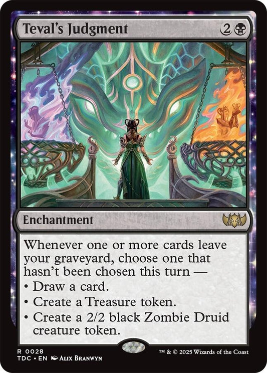 Image for Teval's Judgment (28) (Commander: Tarkir: Dragonstorm) - Magic: The Gathering