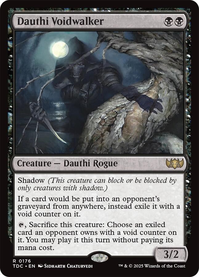 Image for Dauthi Voidwalker (176) (Commander: Tarkir: Dragonstorm) - Magic: The Gathering