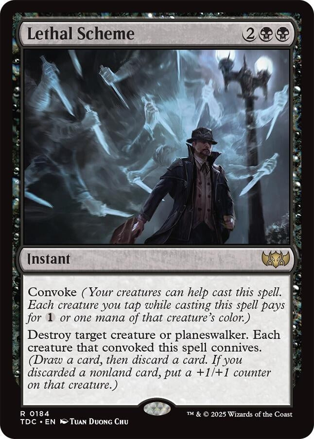 Image for Lethal Scheme (184) (Commander: Tarkir: Dragonstorm) - Magic: The Gathering
