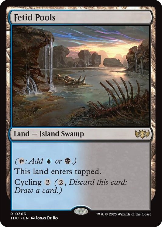 Image for Fetid Pools (363) (Commander: Tarkir: Dragonstorm) - Magic: The Gathering