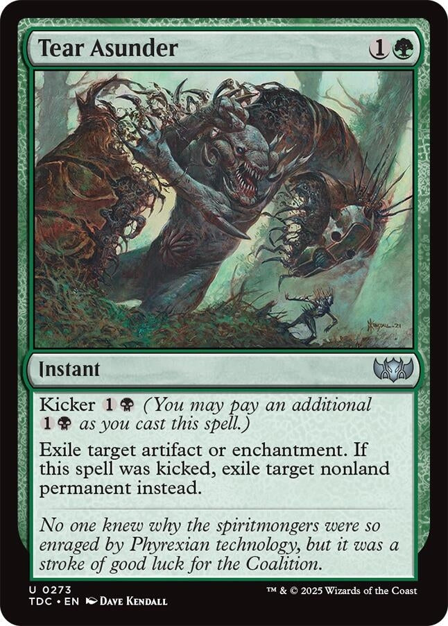 Image for Tear Asunder (273) (Commander: Tarkir: Dragonstorm) - Magic: The Gathering