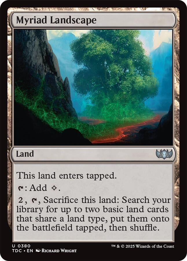 Image for Myriad Landscape (380) (Commander: Tarkir: Dragonstorm) - Magic: The Gathering