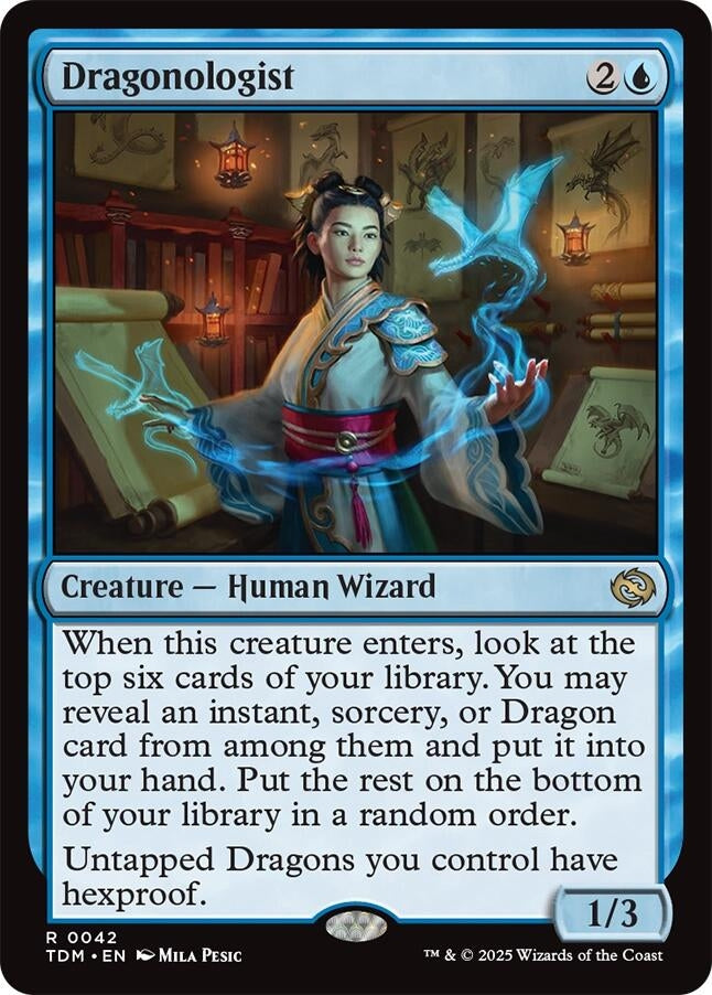 Image for Dragonologist (42) (Tarkir: Dragonstorm) - Magic: The Gathering