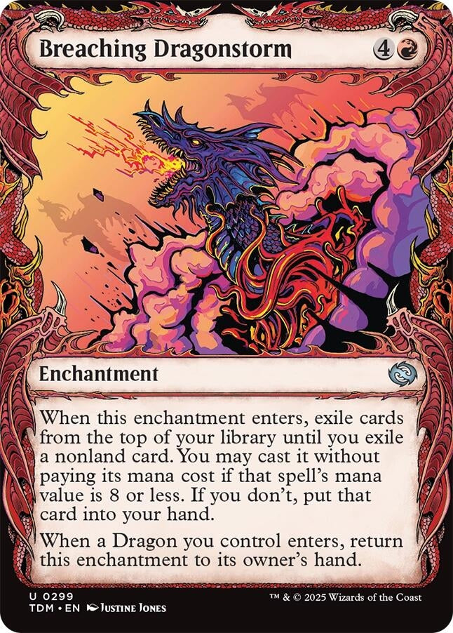 Image for Breaching Dragonstorm (Showcase) (299) (Tarkir: Dragonstorm) - Magic: The Gathering