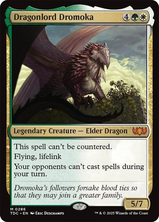Image for Dragonlord Dromoka (286) (Commander: Tarkir: Dragonstorm) - Magic: The Gathering
