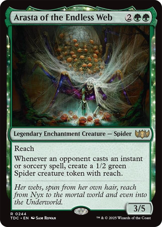Image for Arasta of the Endless Web (244) (Commander: Tarkir: Dragonstorm) - Magic: The Gathering