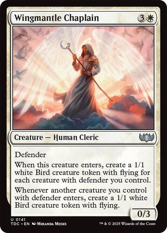 Image for Wingmantle Chaplain (141) (Commander: Tarkir: Dragonstorm) - Magic: The Gathering