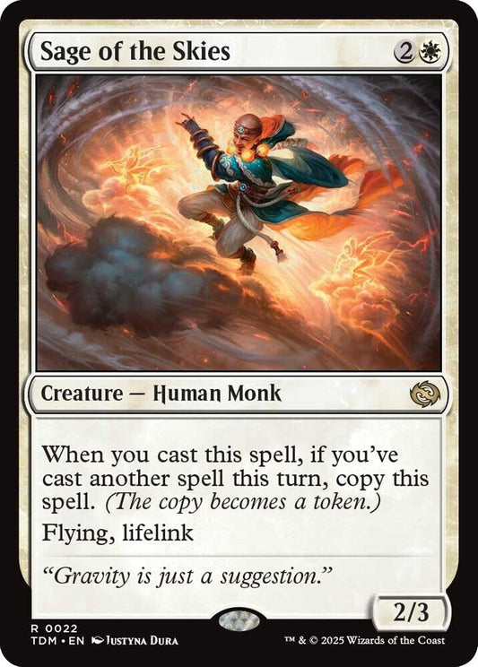 Image for Sage of the Skies (22) (Tarkir: Dragonstorm) - Magic: The Gathering
