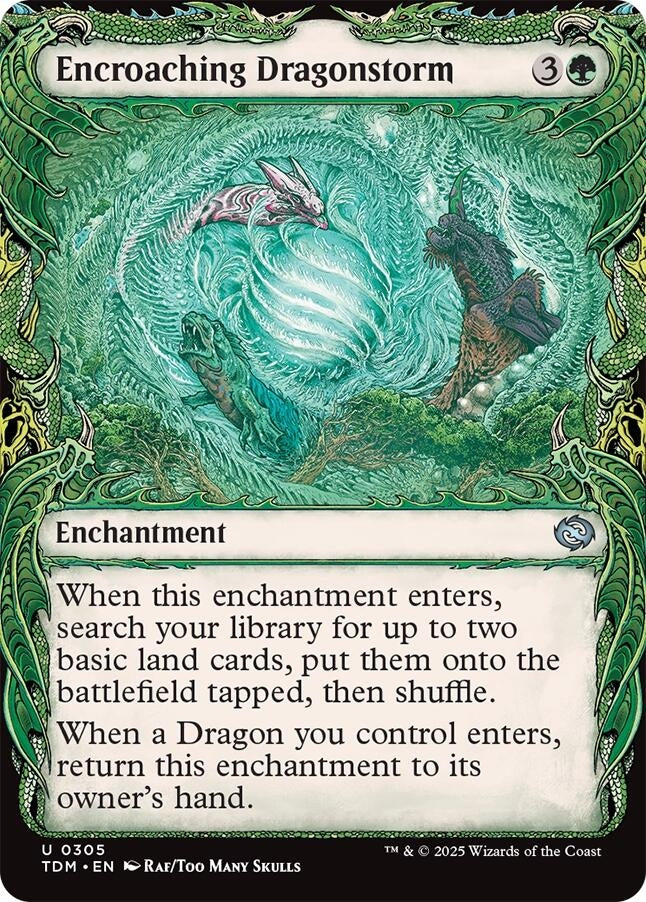Image for Encroaching Dragonstorm (Showcase) (305) (Tarkir: Dragonstorm) - Magic: The Gathering