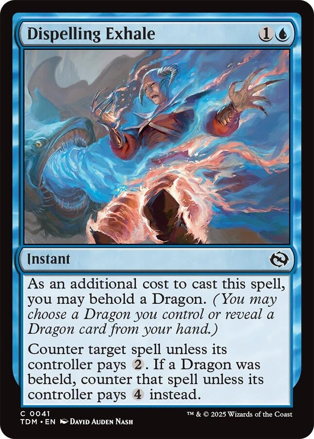 Image for Dispelling Exhale (41) (Tarkir: Dragonstorm) - Magic: The Gathering