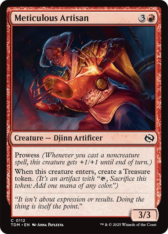 Image for Meticulous Artisan (112) (Tarkir: Dragonstorm) - Magic: The Gathering