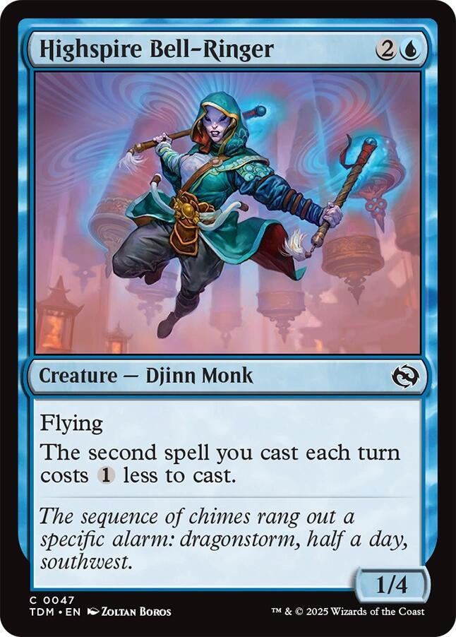 Image for Highspire Bell-Ringer (47) (Tarkir: Dragonstorm) - Magic: The Gathering
