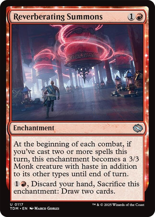 Image for Reverberating Summons (117) (Tarkir: Dragonstorm) - Magic: The Gathering