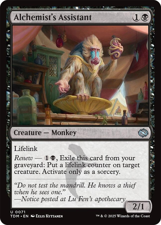 Image for Alchemist's Assistant (71) (Tarkir: Dragonstorm) - Magic: The Gathering