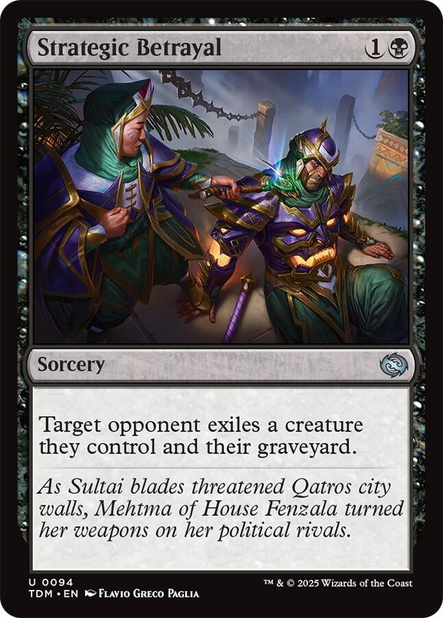 Image for Strategic Betrayal (94) (Tarkir: Dragonstorm) - Magic: The Gathering
